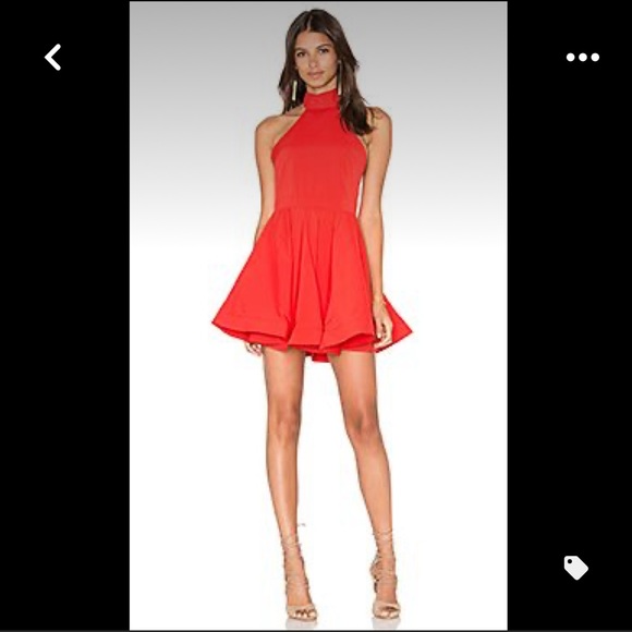 Revolve Red Backless Dress - Picture 3 of 8